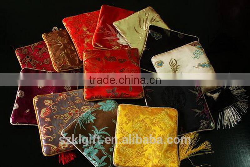 Professional chinese silk coin purse with CE certificate