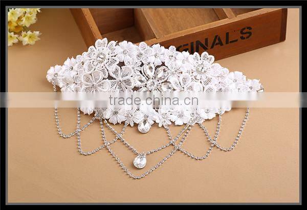 MYLOVE women accessory statement hair jewelry lace handmade MLF117