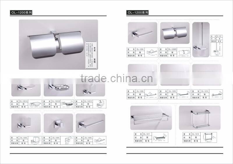 wall mounted glass shelf double layers