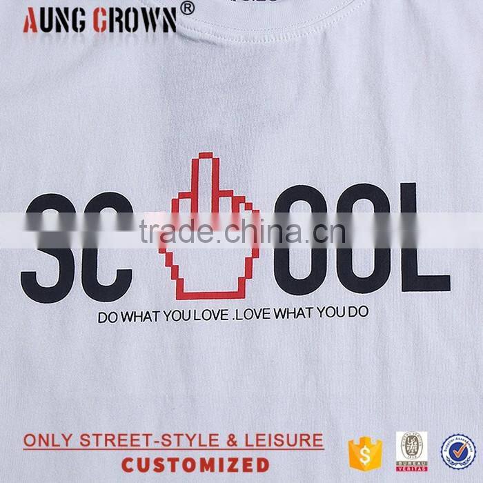 Top Quality Bulk Blank Mens Custom T Shirt Printing DIY Design