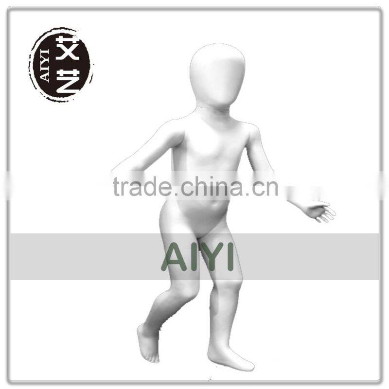running sports lovely kids mannequin bust