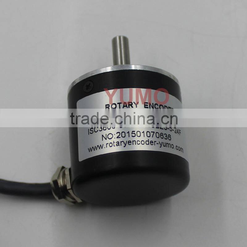 YUMO ISC3806 500PPR 5V CNC system Solid shaft encoder optical price incremental rotary encoder