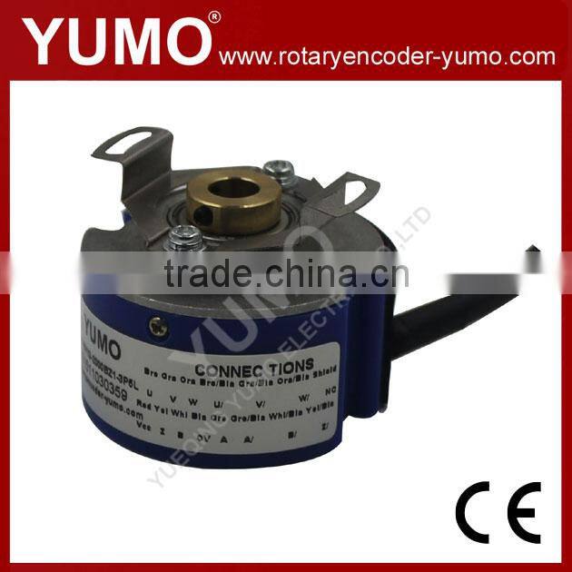 YUMO IHU4808 1000 to 2500 pulse hollow shaft rotary encoder