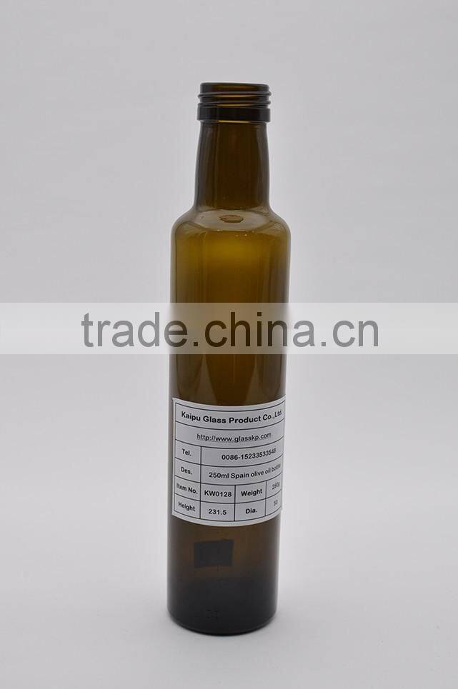 Round Mini Olive Oil Glass Bottles Wholesale