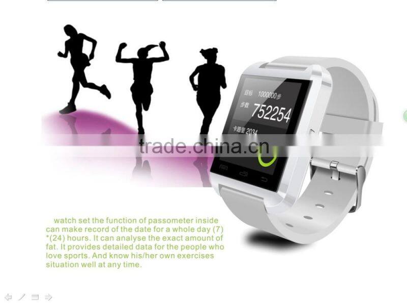 Bluetooth Wrist Watch Phone Mate For Android&IOS Smartwatch U8
