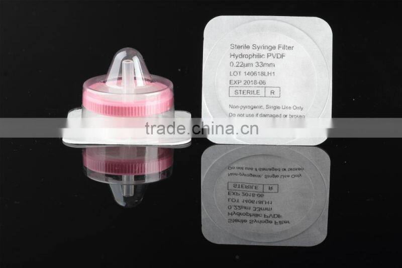 Medical syringe filters with high quality