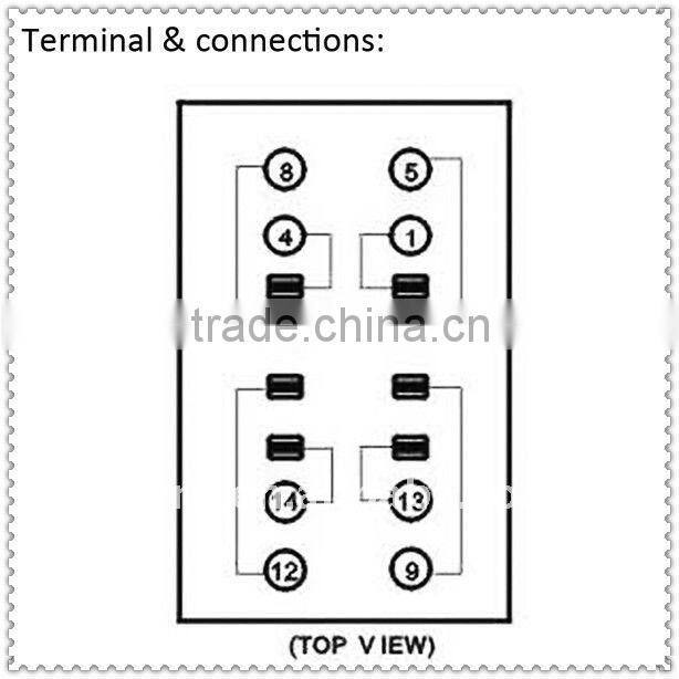 HH52P/MY2 suitable 8PINS relay socket PYF08A