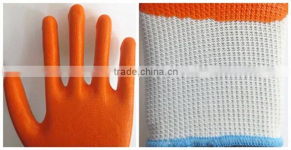 BSSAFETY 13 gauge nylon knitted nitrile safety gloves for building work