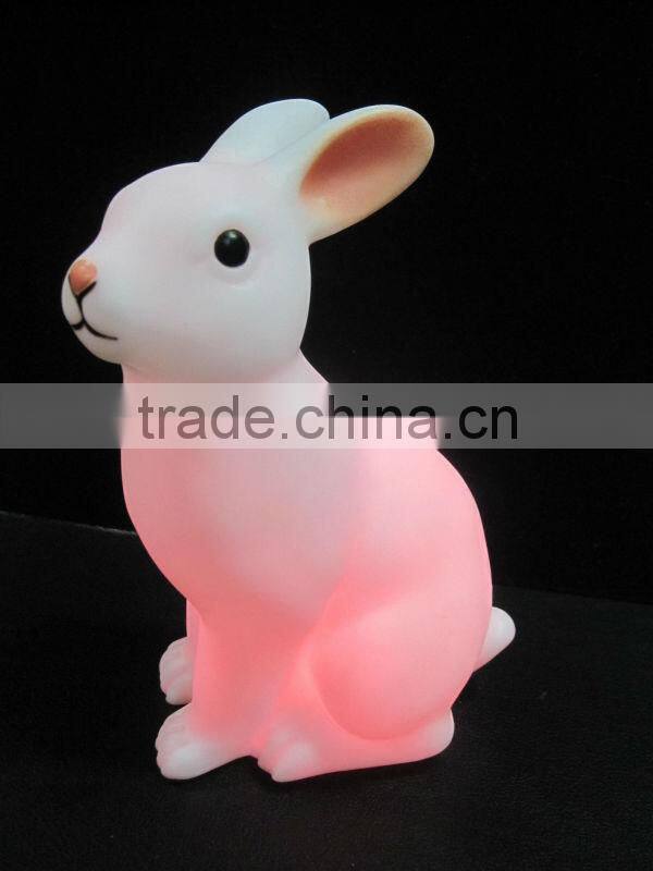 LED colorchanging rabbit candle light
