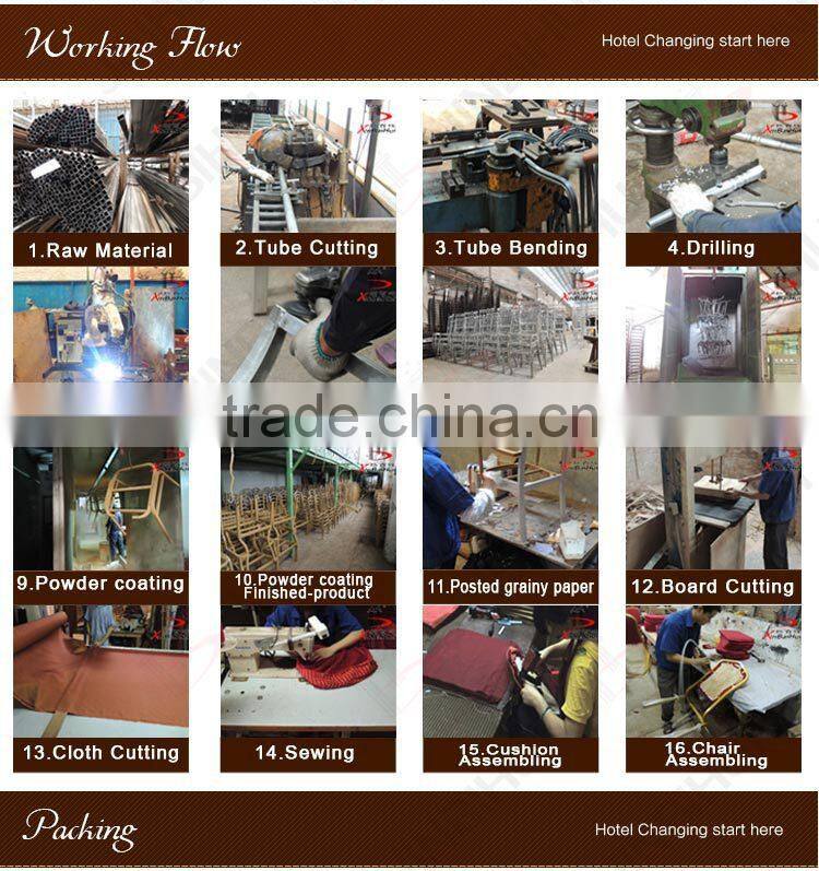 BH-YB8512 2015 wholesale durable Hotel used chair Used Shake Back Aluminum Banquet Chair