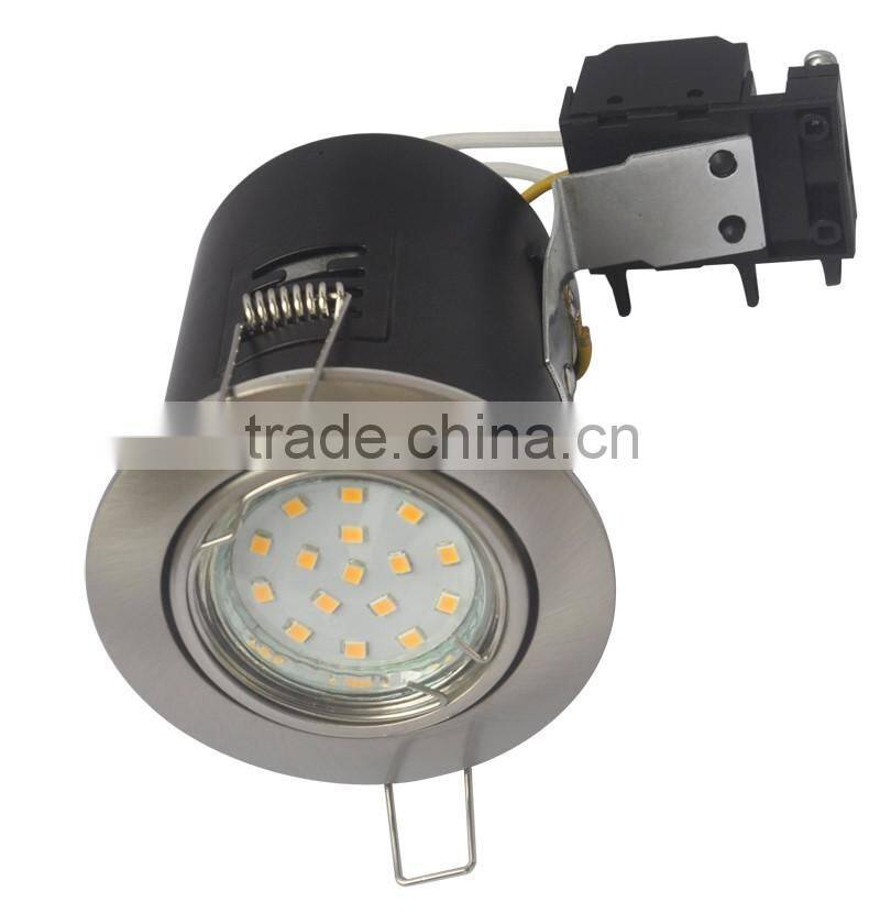 IP44 aluminum 90mins fire rated ajustable led downlight