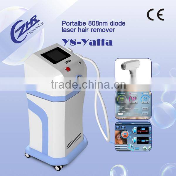 Y8 CE approved professional 808nm laser diode hair removal machine