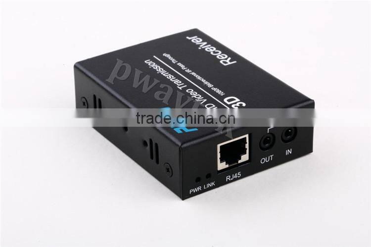 Support IR signal transmission hdmi extender with 40m or cat6e rj45 cable hdmi extender ir