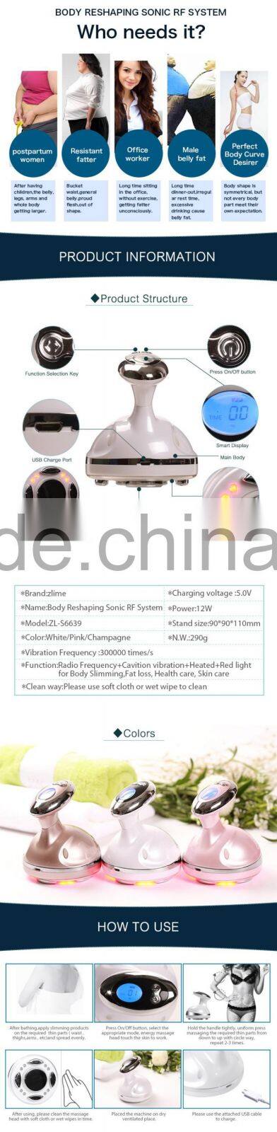 Slimming Equipment lose weight with Body reshaping sonic RF System