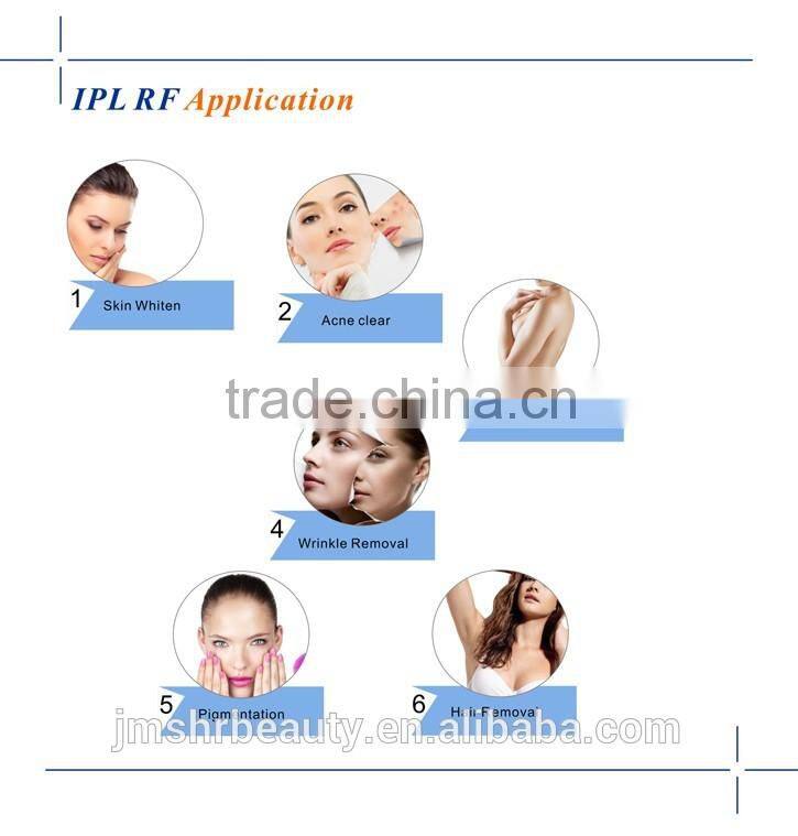 Fast frequency Elight hair reduction ipl device