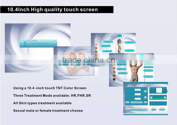 808nm Diode Laser Pernmanet Removing Hair Best Function For Hair Removal