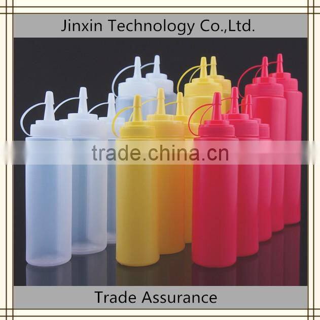 500ml plastic food grade squeeze bottle with degree scale mark for spiced beef bottle