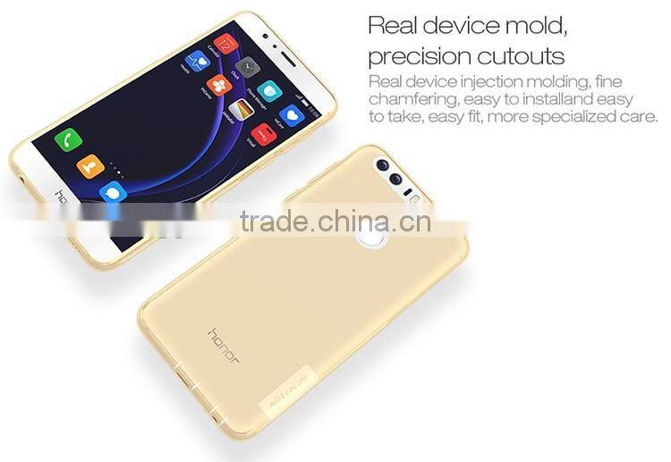 2016 Newest High Quality Nillkin Nature Transparent Soft TPU Case Back Cover For HUAWEI HONOR 8