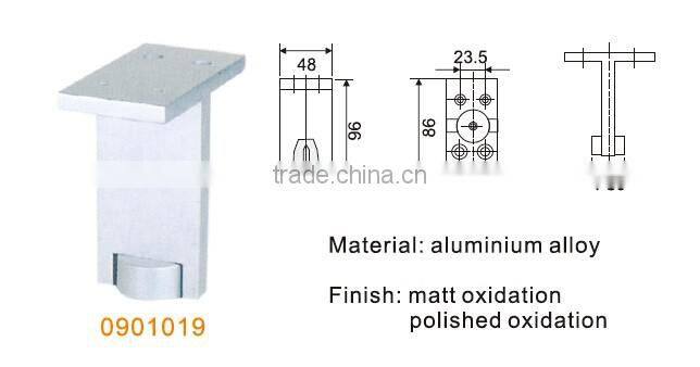 high quality aluminum alloy cabinet leg for furniture