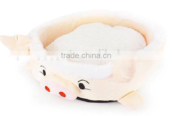 Fancy Popular Pig Shaped Plush Dog beds