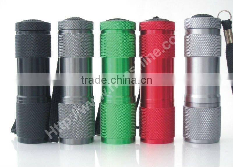 9 led cheap mini flashlight