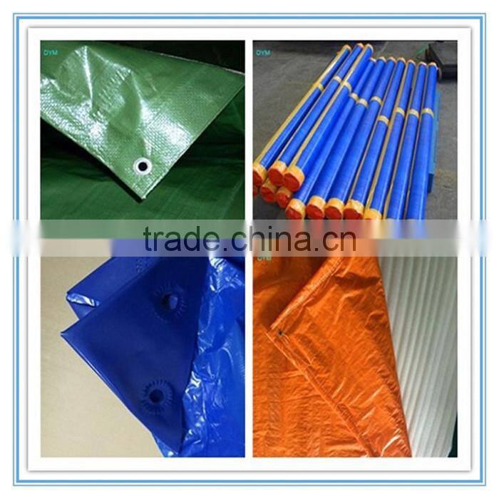 Waterproof tarp/ polyethylene tarpaulin roll orange blue polyethylene tarpaulin,hdpe plastic film roll factory