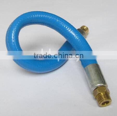 Factory sales flexible metal stainless steel coated gas hose connector