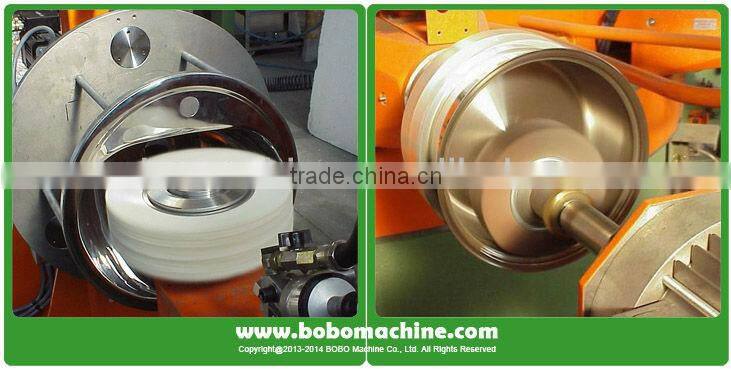 Automatic cookware cover polishing machine