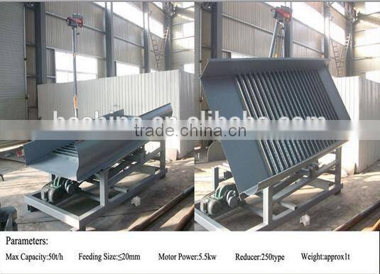 Newly Designed Gold Vibrating Sluice Box for Mining