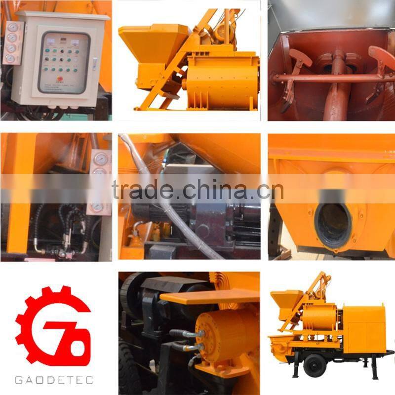 Hot sale electric motor concrete mixer with pumps price