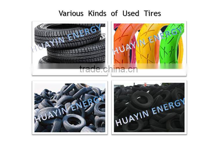 recycling machine for waste tire/plastic oil distillation to fuel oil