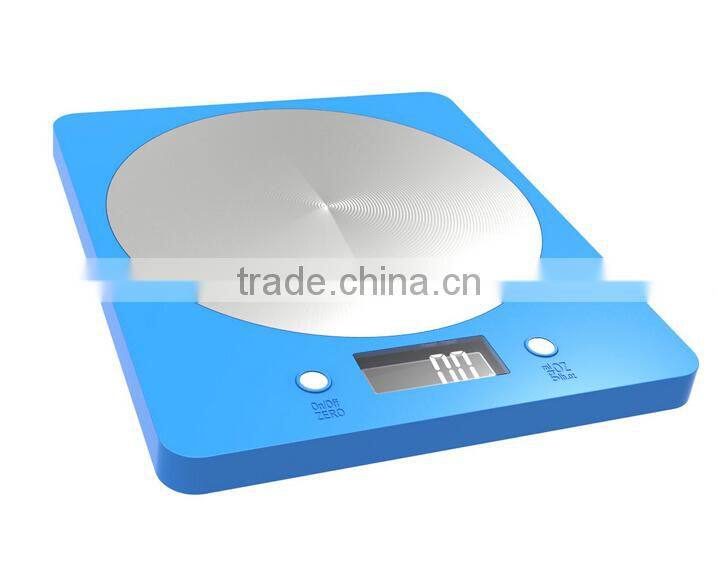 Digital kitchen scale with ABS/stainless steel platform