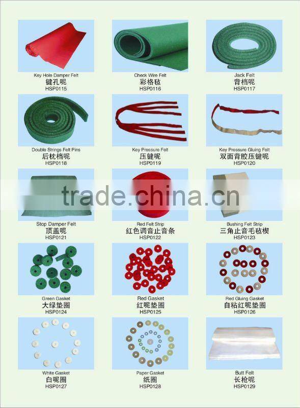 Set fieltro piano / felt piano china