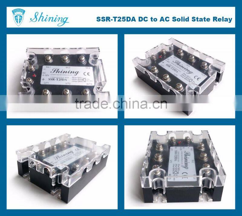SSR-T25DA SSR Heat Sink Mounting General Solid State Relay 24VDC