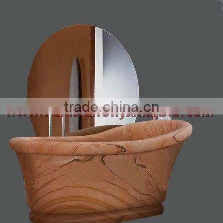 Handcarved in pure Natural Marble Stone/MARBLE BATHTUBS