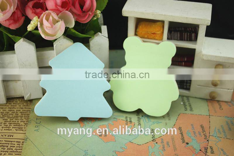 Wholesale various kinds of desgin and customized color note pads,oem cake shape memo pad paper cube sticky note pad