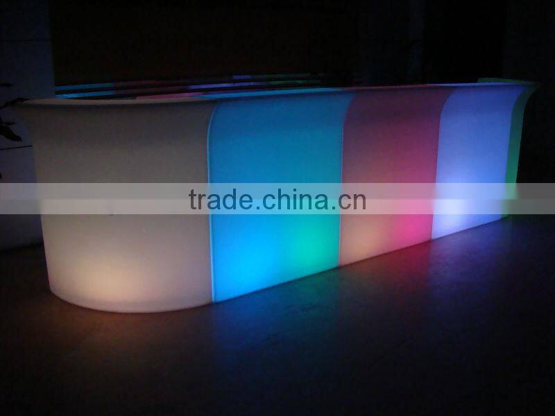 Color changing LED Bar table for bar or restaurant