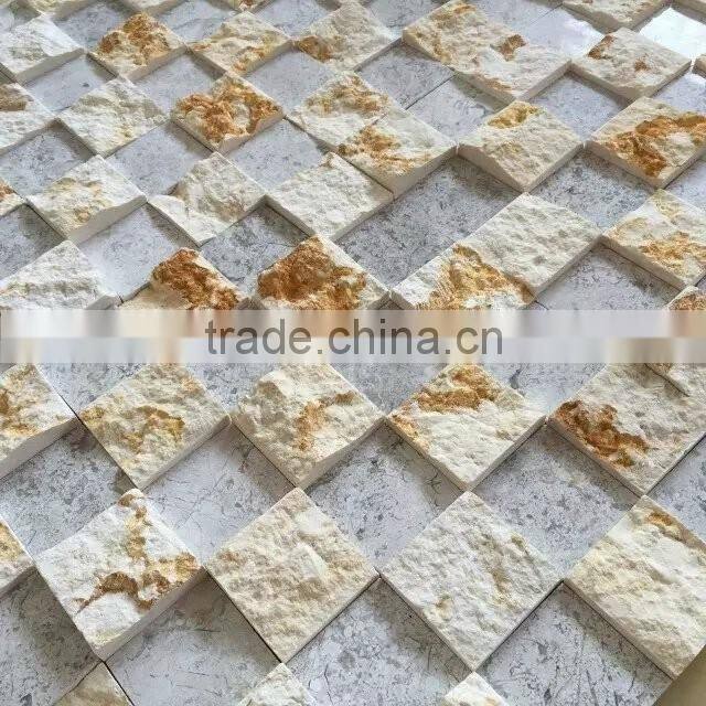 3d low price marble mosaic tiles