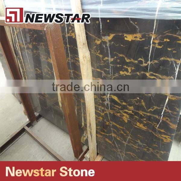 Suitable Color For Table Black & Gold Marble For Top Dining Table
