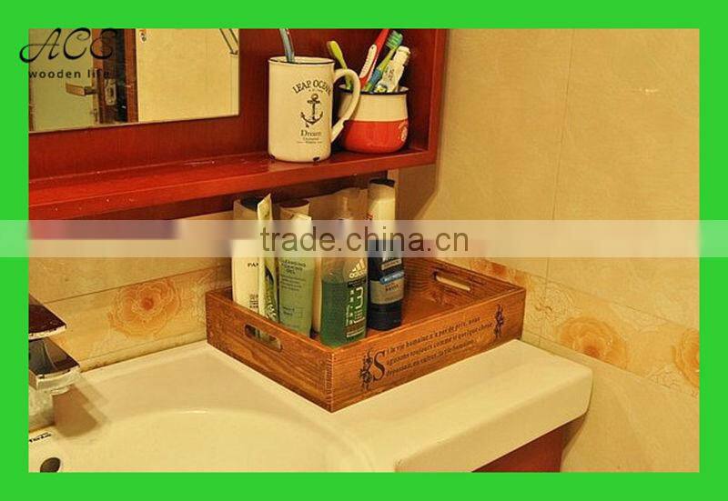 Custom wooden storage box