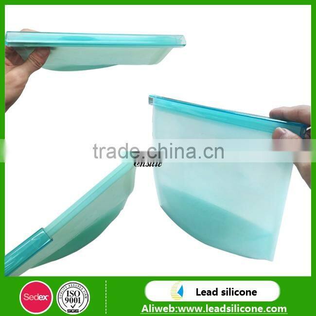 Wholeasale High Quantity Keep Fresh Silicone Food Storage Bag,Keeping food fresh