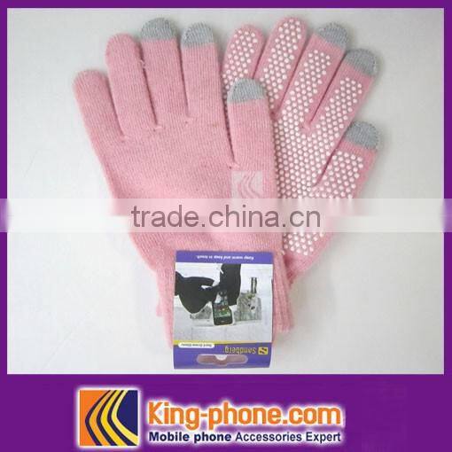 Factory Price For Customzied Knitting Winter Gloves For Touch Screen