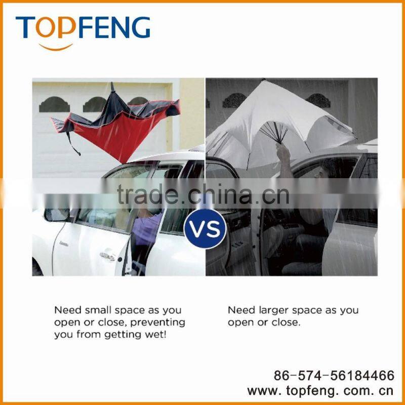 Reverse umbrella C hook handle double layer reverse umbrella double layer umbrella