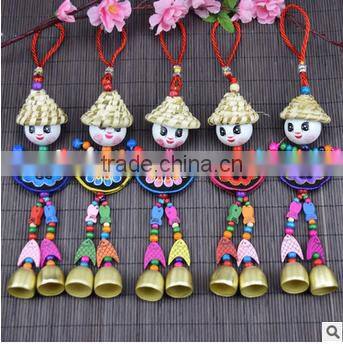 characteristic scarecrow small bell handwork artware