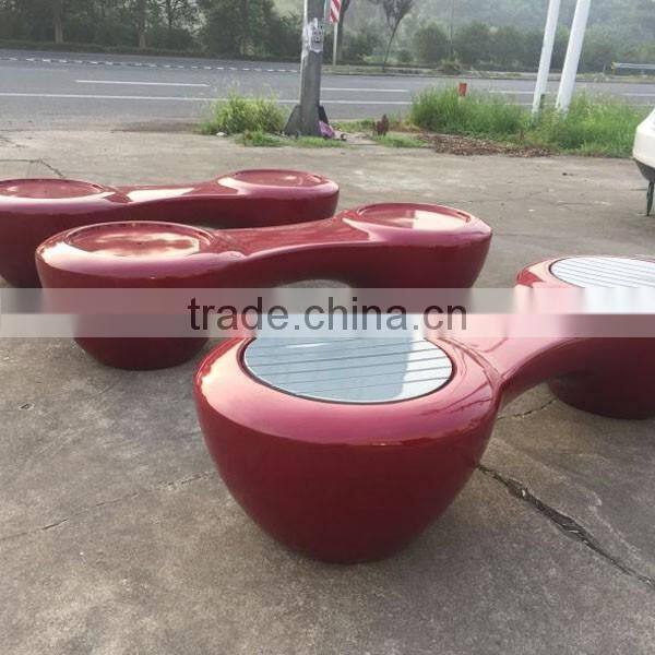 FO-306 Round Tapered Fiberglass Planter for Decoration