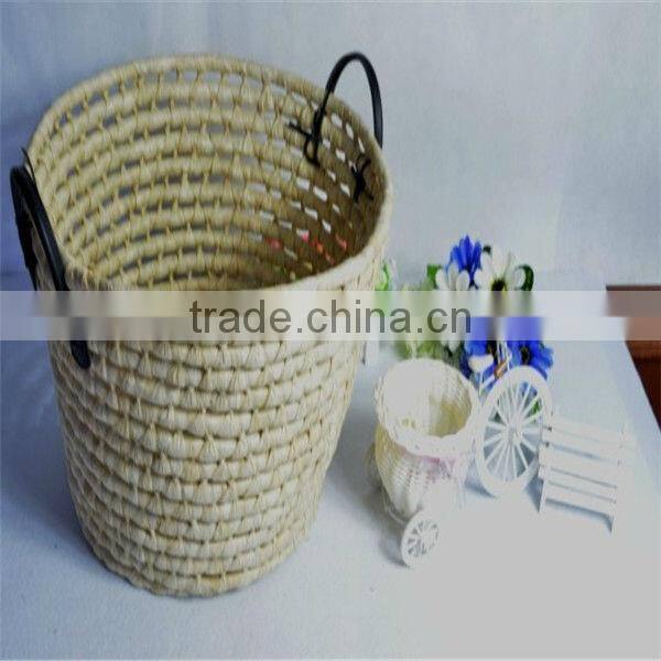 orn husk braided picnic food baskets e natural corn husk basket