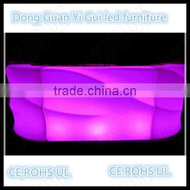 Hot sale 2015 New Design Illuminated LED Light Bar Counter Group table