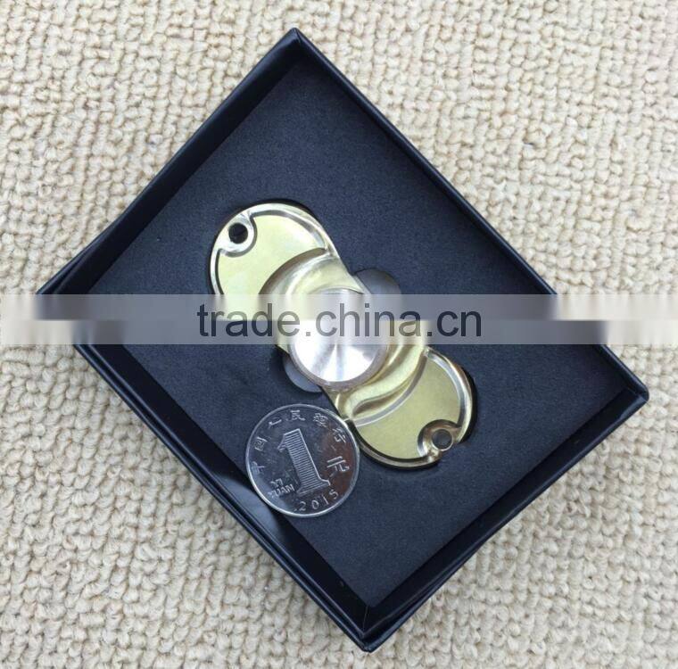China supplier OEM metal copper hand fidget spinner toy