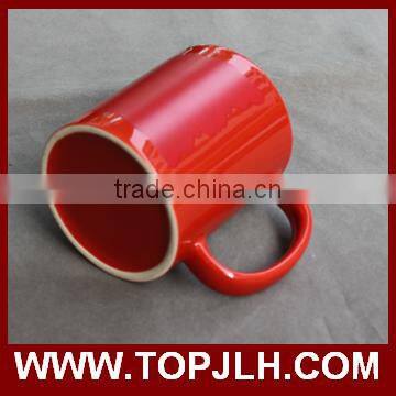 white ceramic blank sublimation mug with Customers own printing design