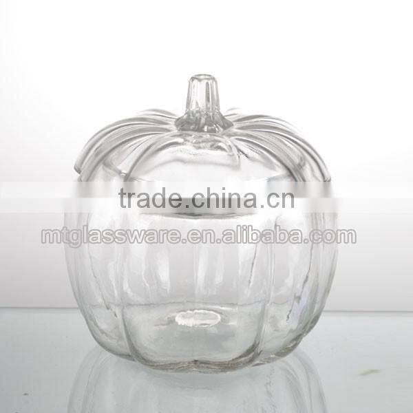 80oz pumpkin glass large honey food storage jars empty preserving jar set